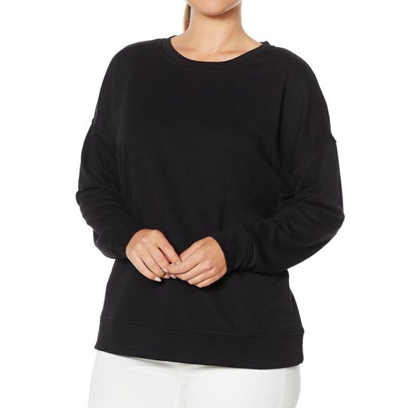 NWT Halston Studio French terry pullover size Small - Picture 1 of 6